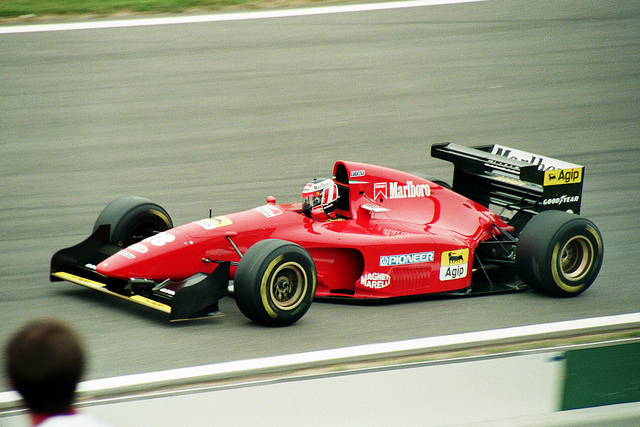Ferrari 412T. 1994-1995. Gerhard Berger