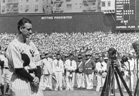 Lou Gehrig. Un ejemplo de&nbsp;coraje
