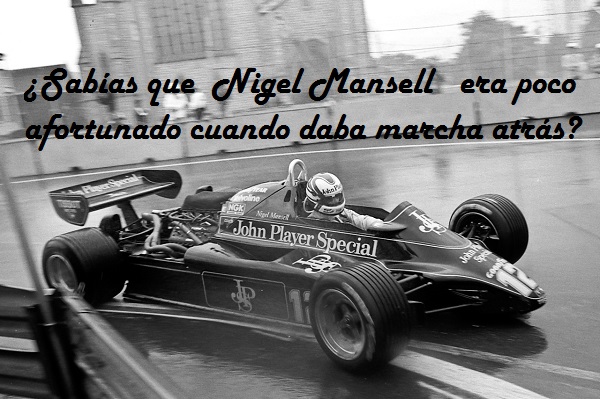 El mítico Nigel Mansell en su más pura&nbsp;esencia