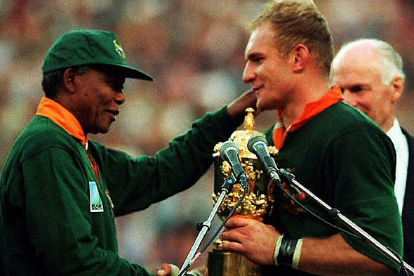 Nelson Mandela y el partido que salvó una&nbsp;Nación